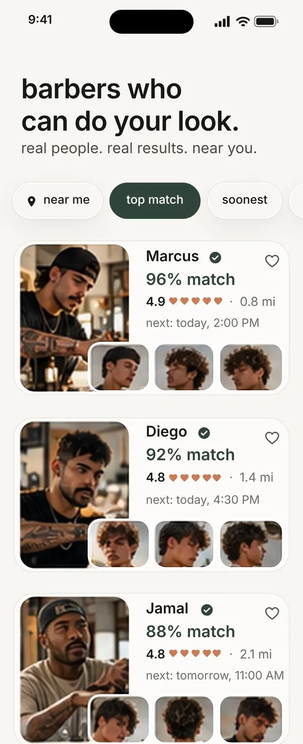 KALOS app screen