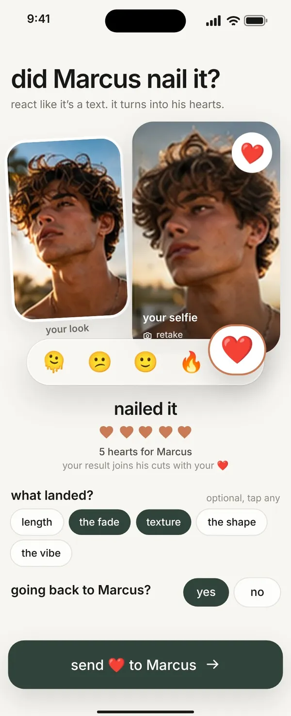 KALOS app screen
